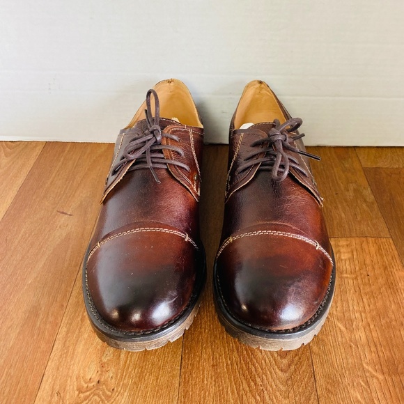 NWOB, Bed Stu Mens Leather Cap Toe Shoes, 11.